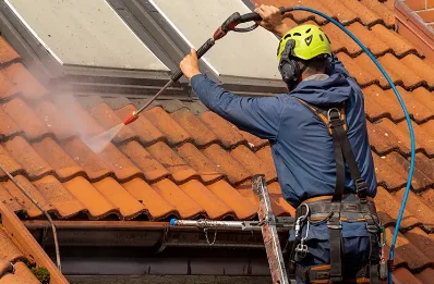 Démoussage et hydrofuge de toiture à Cers